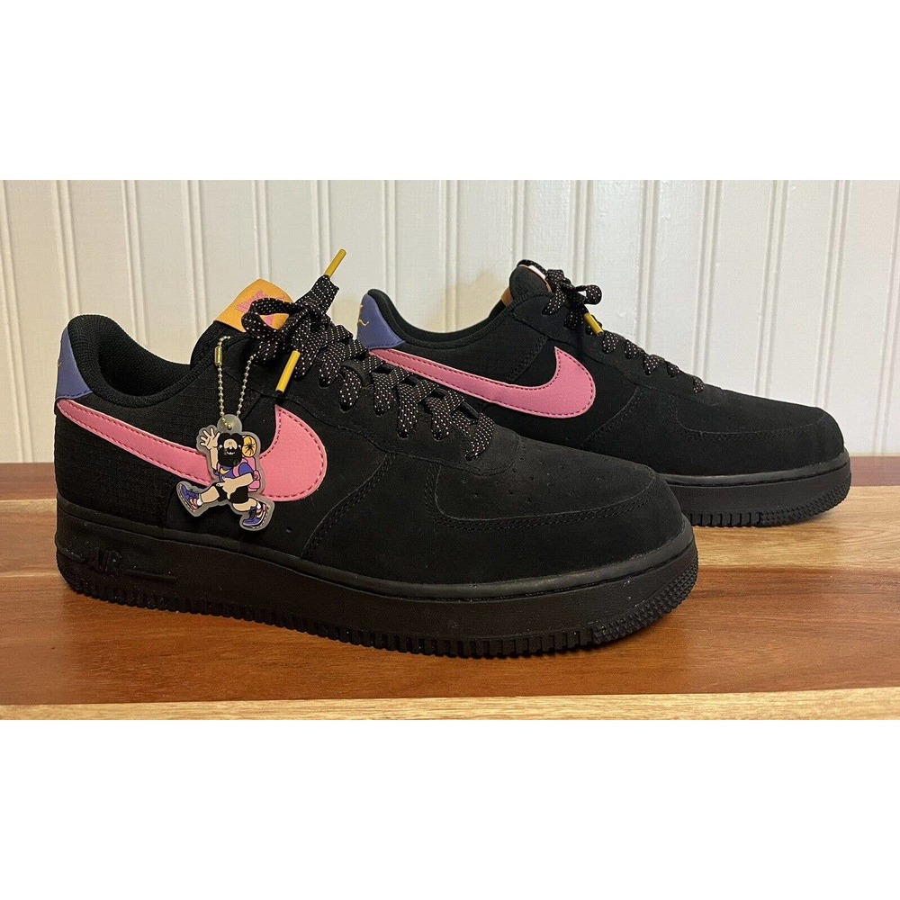 Nike Air Force 1 Low ACG 2020 Black Peach Pink Mens Sz: 9.5 #CD0887-001 NWOB